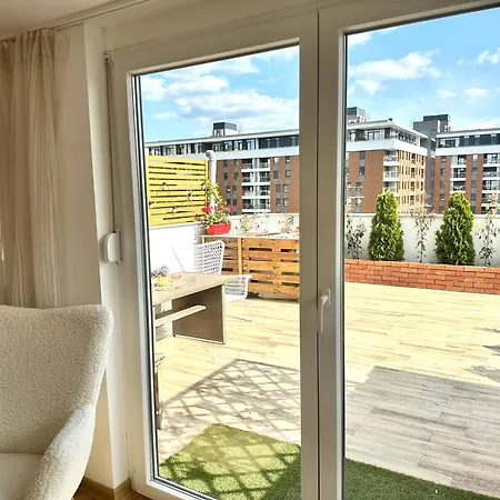 Golden Sunset View Terrace Ana Apartment Belgrad